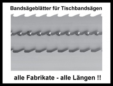 4 MIX  Sägeband 2180x0,65mm Bandsägeblatt  8,10,13,16 Holz Atika Bernado Einhell Güde Tip Top